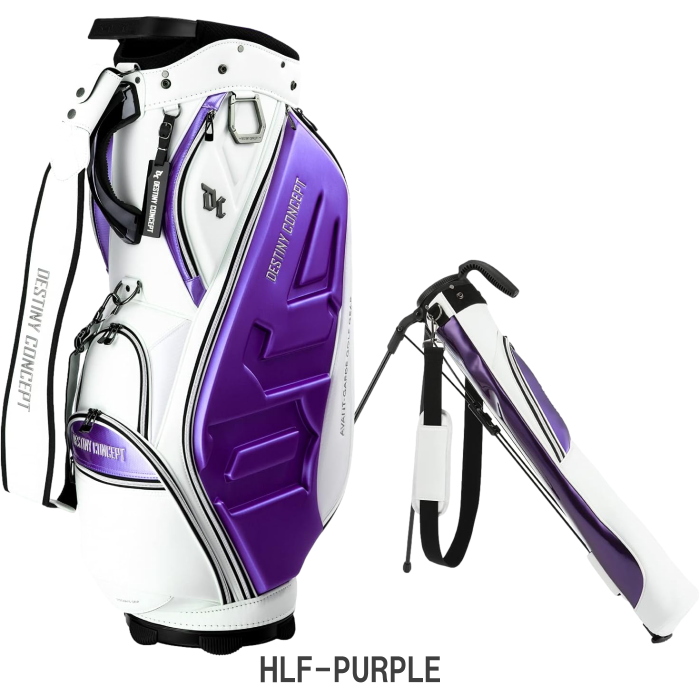 DESTINY CONCEPT セルフスタンド内蔵 デュアル キャディバッグ DC-X14B