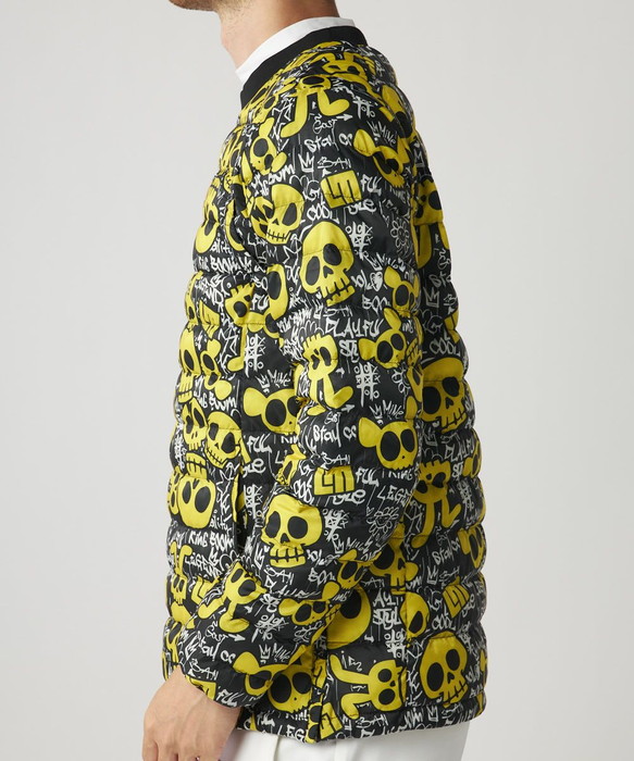 【美品】ラウドマウス メンズ 2wayハイブリッドダウンブルゾン LOUDMOUTH（ラウドマウスゴルフ） ラウドマウス メンズ 2way