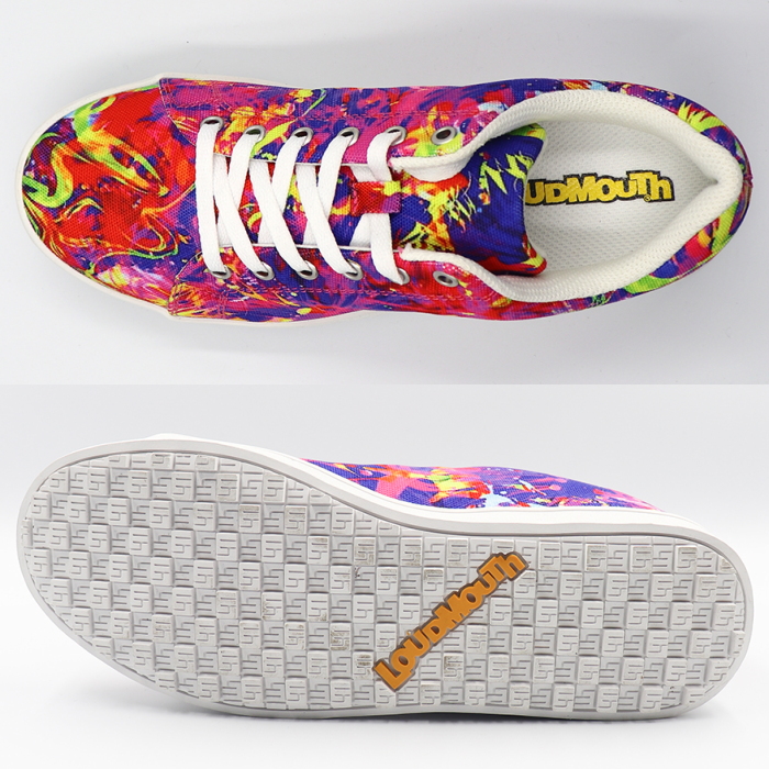 ネオンカラーゴルフシューズ23.5cm ネオンカラーゴルフシューズ23.5cm ネオンカラーゴルフシューズ23.5cm