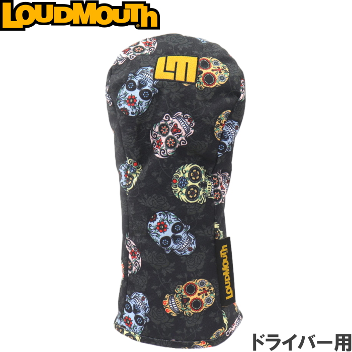 LOUDMOUTH ラウドマウス ドライバー用ヘッドカバー　LM-HC0014/DR　Sugar Skulls（058）シュガースカルズ