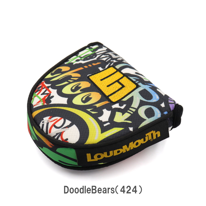 Loudmouth - LOUDMOUTh パターカバー 2個セット 定価7,260円 ラウドマウス LOUDMOUTH ラウドマウス パターカバー LM-HC0019/PN/MT （ピン