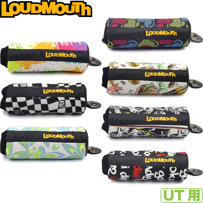 LOUDMOUTh キャディバッグ+ヘッドカバー×6+ポーチ 8点 ラウドマウス LOUDMOUTh キャディバッグ+ヘッドカバー×6+ポーチ 8点 ラウドマウス