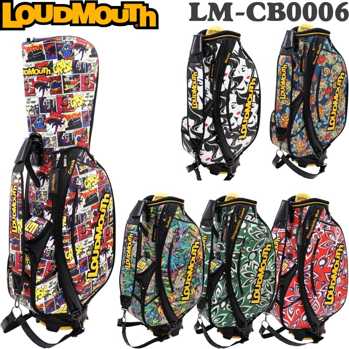 ラウドマウス キャディバック 限定 正規品 LOUDMOUTH ◎◎LOUDMOUTH ラウドマウス キャディバッグ 9.5型 5分割 4.3kg