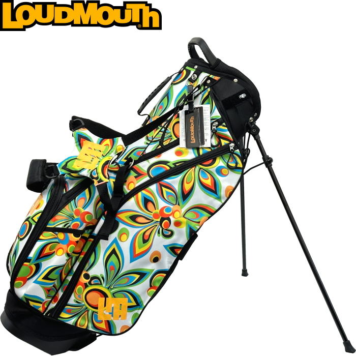 限定販売カラー】LOUDMOUTH ラウドマウス LM-CB0010 8.5型 スタンドキャディバッグ Shagadelic White（003） シャガデリックホワイト : loud-lm-cb0010-003a : ゴルフアトラス - 通販 - Yahoo!ショッピング