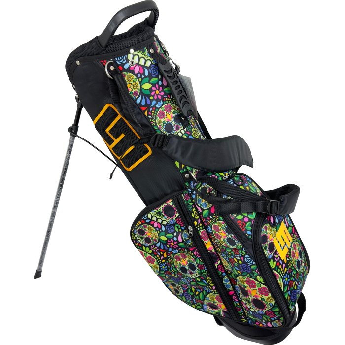 LOUDMOUTH ラウドマウス　LM-CB0010　8.5型 スタンドキャディバッグ　MosaicSkulls（342）モザイクスカルズ　軽量モデル｜golf-atlas｜02