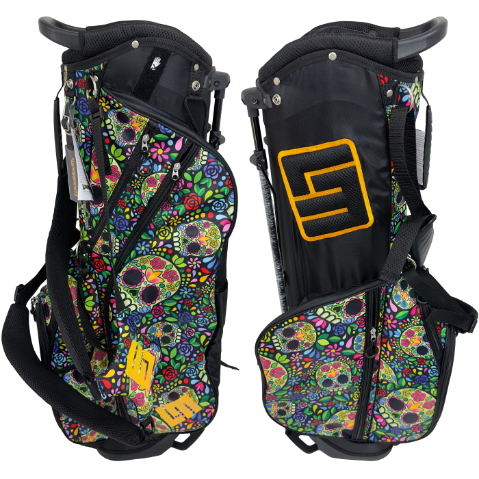 LOUDMOUTH ラウドマウス　LM-CB0010　8.5型 スタンドキャディバッグ　MosaicSkulls（342）モザイクスカルズ　軽量モデル｜golf-atlas｜03