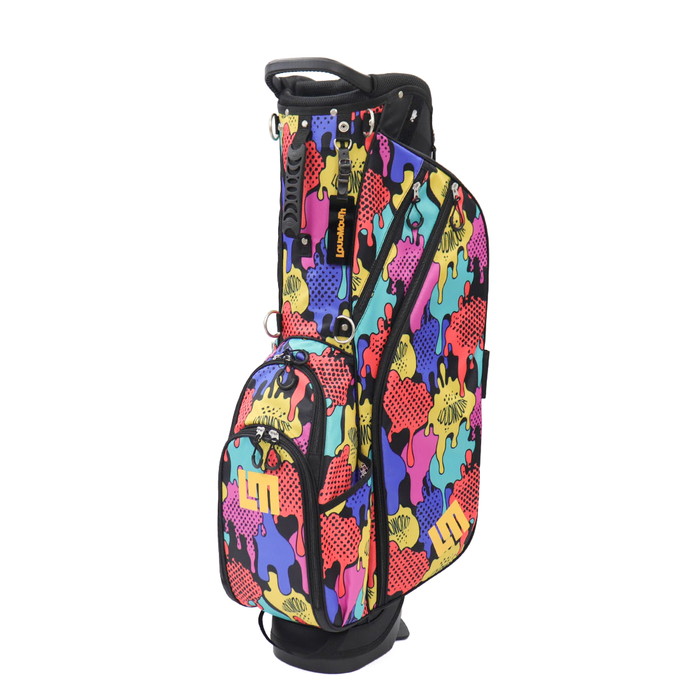 【新品】ラウドマウス キャディバッグ 8.5型 コミカルブロット 375 LOUDMOUTH（ラウドマウスゴルフ） 【限定販売カラー】LOUDMOUTH ラウド