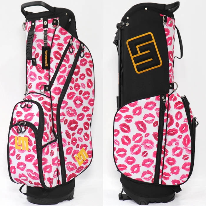 【限定販売カラー】LOUDMOUTH ラウドマウス　LM-CB0021　8.5型 スタンドキャディバッグ　Kissies White（243）キスホワイト｜golf-atlas｜03