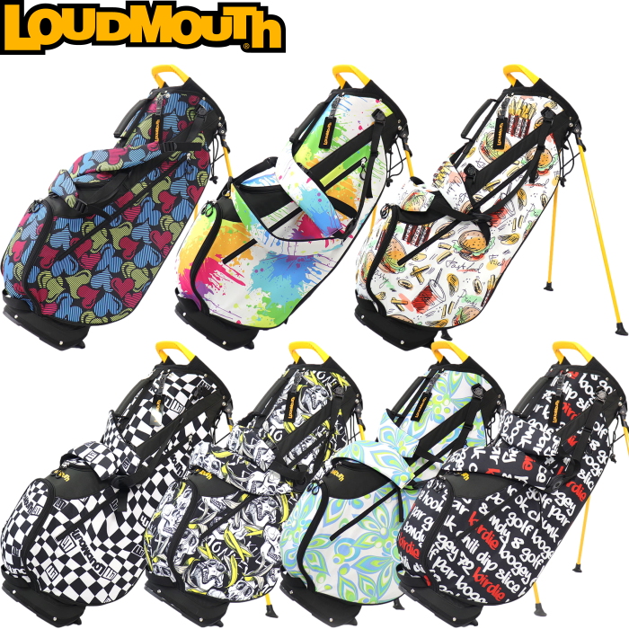 LOUDMOUTH ラウドマウス　LM-CB0028　8.5型 スタンドキャディバッグ　