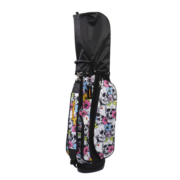 【新品】ラウドマウス キャディバッグ 8.5型 スカルフラワーズ 151 LOUDMOUTH ラウドマウス LM-CB0031 スタンドキャディバッグ 8.5