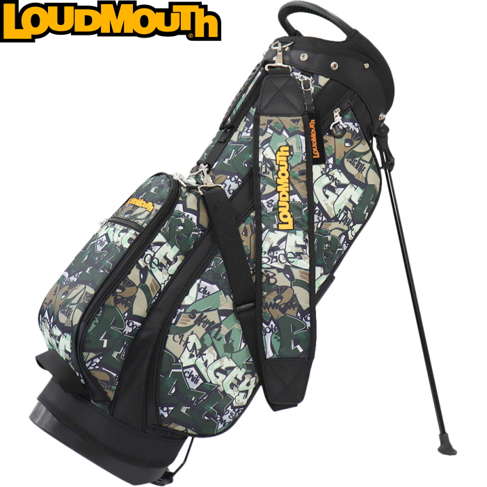 【新品】ラウドマウス キャディバッグ 8.5型 タグスカモ 159 CB0031 LOUDMOUTH ラウドマウス LM-CB0031 スタンドキャディバッグ 8.5