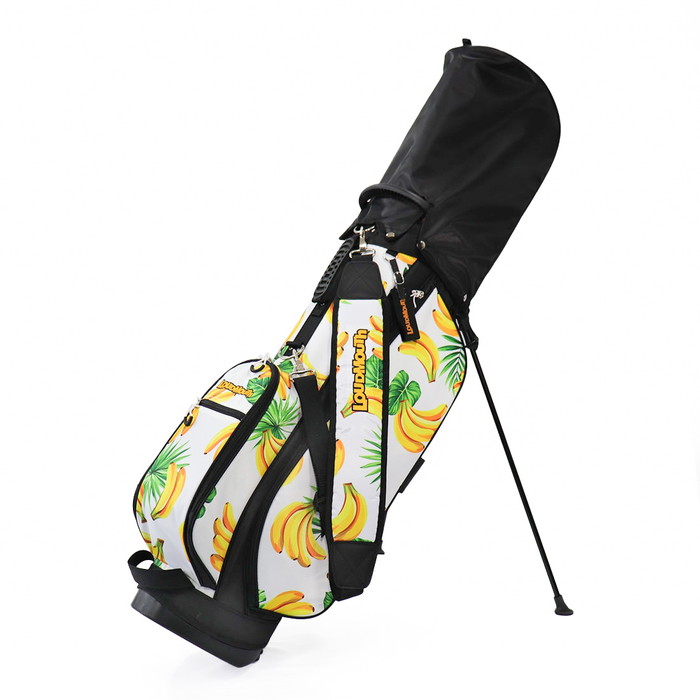 【新品】ラウドマウス キャディバッグ 8.5型 310 バナナホワイト 0031 LOUDMOUTH ラウドマウス LM-CB0031 スタンドキャディバッグ 8.5