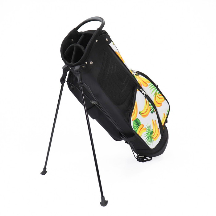 【新品】ラウドマウス キャディバッグ 8.5型 310 バナナホワイト 0031 LOUDMOUTH ラウドマウス LM-CB0031 スタンドキャディバッグ 8.5