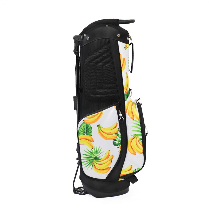 【新品】ラウドマウス キャディバッグ 8.5型 310 バナナホワイト 0031 LOUDMOUTH ラウドマウス LM-CB0031 スタンドキャディバッグ 8.5