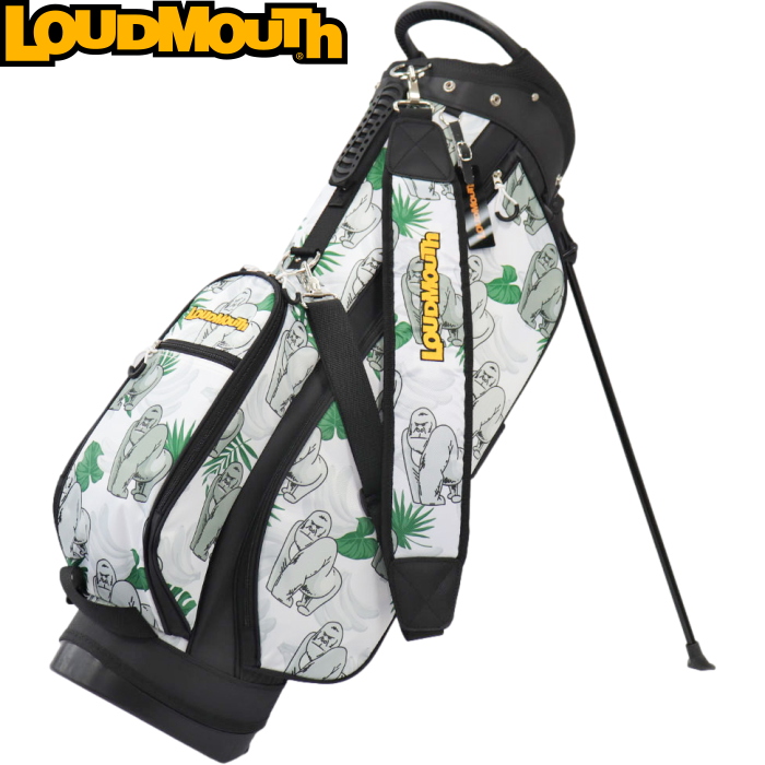 【新品】ラウドマウス キャディバッグ 8.5型 ゴリラグリーン 438 0031 LOUDMOUTH ラウドマウス LM-CB0031 スタンドキャディバッグ 8.5