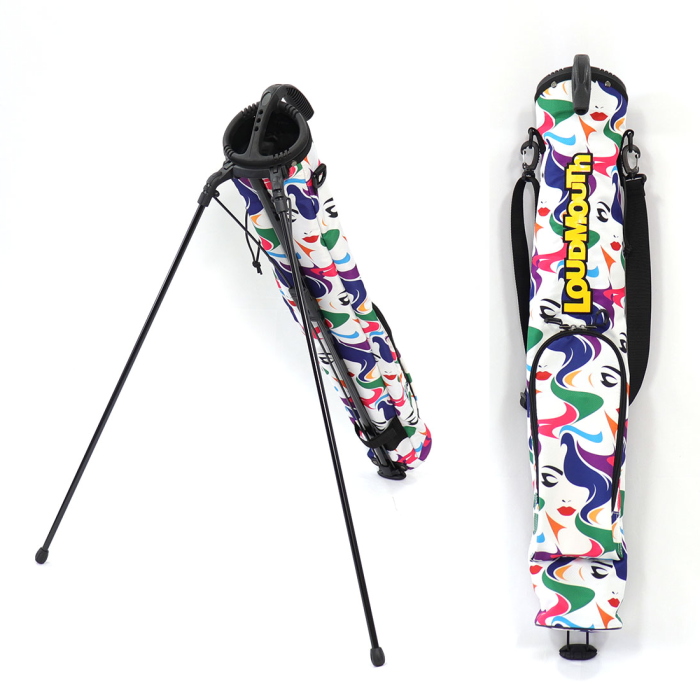 ゴルフ ラウトドマウス セルフスタンドバッグ 星柄 LOUDMOUTH LOUDMOUTH ラウドマウス 超軽量 スタンド キャディバッグ 2.3kgs
