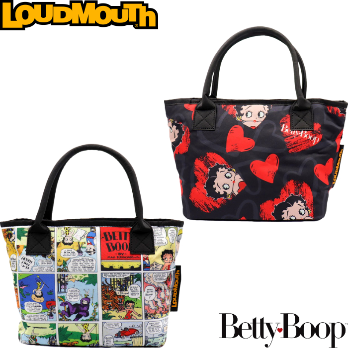 ラウドマウス ベティコラボ カートポーチ LM-RP0021　ラウンドポーチ Loudmouth x Betty Boop