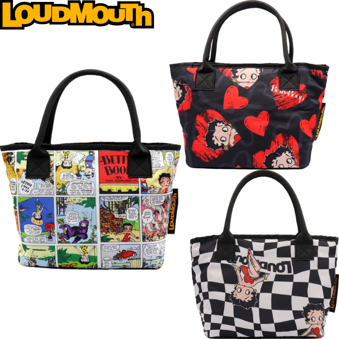 ラウドマウス ベティコラボ カートポーチ LM-RP0021　ラウンドポーチ Loudmouth x Betty Boop