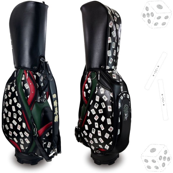 人気のクリスマスアイテムがいっぱい！ Lynx lynx リンクス 麻雀 マージャン キャディバッグ 9.5型 数量 ゴルフバッグ・キャディバッグ