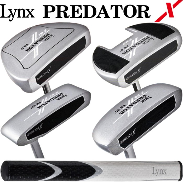Lynx リンクス PREDATOR X プレデター エックス パター 太グリップ装着