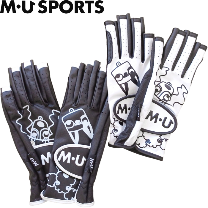 (未使用･未開封品)　MU SPORTS(エム ユースポーツ) ゴルフグローブ 2018AW フリース両手グローブ レディース 703W6812 レッド M bt0tq1u エムユースポーツ 北欧デンマーク花と王冠のロイヤルイメージ