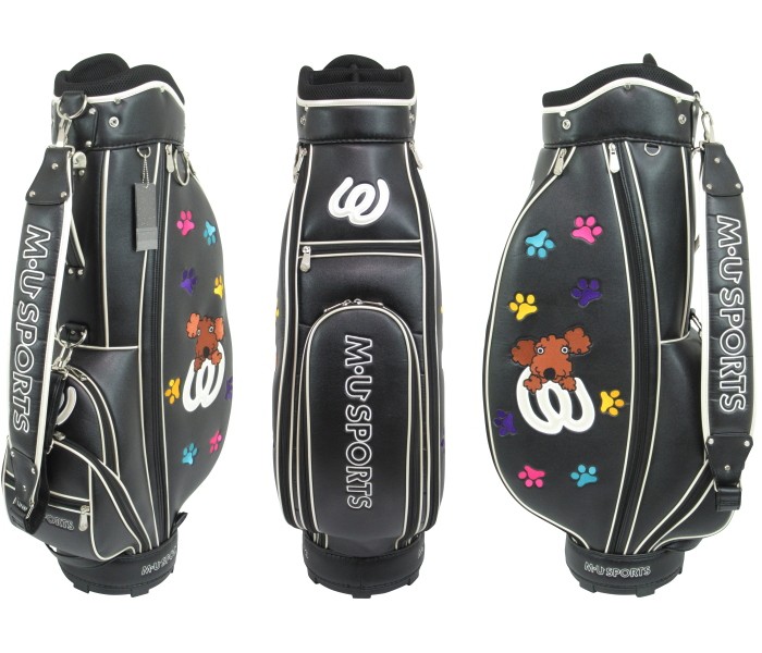 M.U スポーツ　レディースキャディバッグ　美品 M・U SPORTS MU SPORTS MUスポーツ 703W6900 レディース キャディ