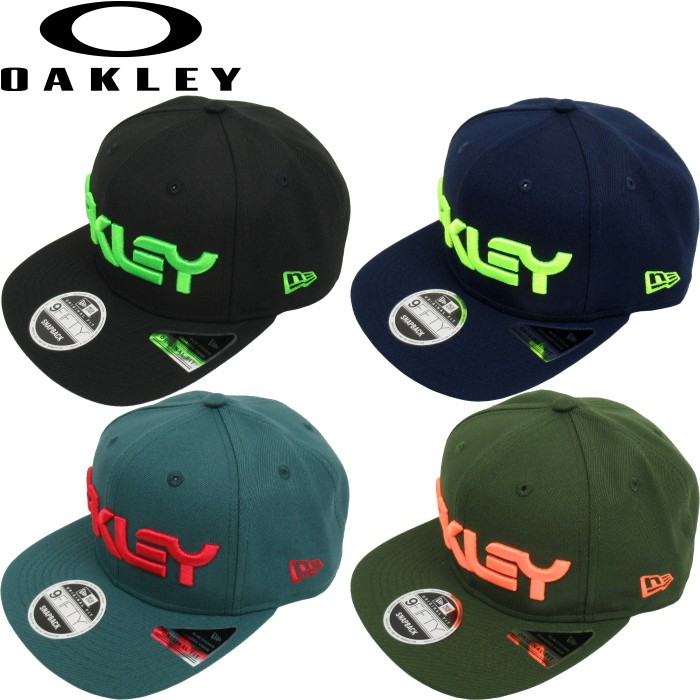 ニューエラ　オークリー ビッグロゴ　ブラック oakley-912206-01.jpg