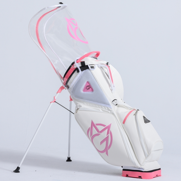 ★OMNIX オムニクス Tripod CADDIE BAG　トライポッド スタンド キャディバッグ WH/BL（ホワイト/ブルー）フードスケルトン仕様★ OMNIX オムニクス Tripod CADDIE BAG トライポッド スタンド