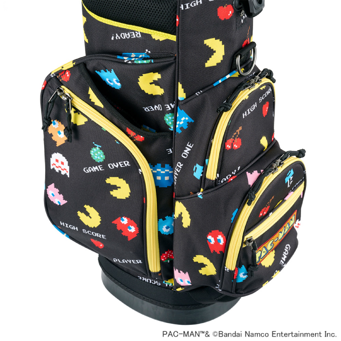 ★PAC-MAN パックマン キャディバッグ イエロー OCB0008 バンダイナムコエンターテインメント 公式グッズズ★ バンダイナムコエンターテインメント PAC-MAN パックマン