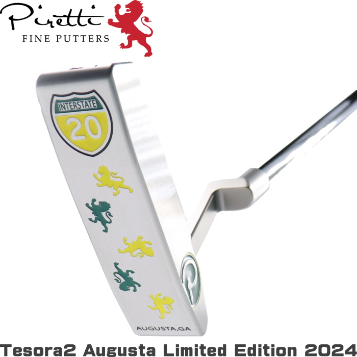 Piretti ピレッティ パター テソラ2　オーガスタ リミテッドエディション 2024 (Tesora2 Augusta Limited Edition 2024)　【数量限定生産モデル】｜golf-atlas