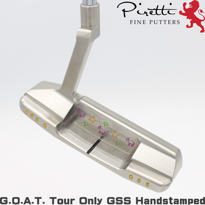 【世界に1本】Piretti ピレッティ パター GOAT ツアーオンリー GSS ハンドスタンプ (G.O.A.T. Tour Only GSS  Handstamped) 鑑定書付属