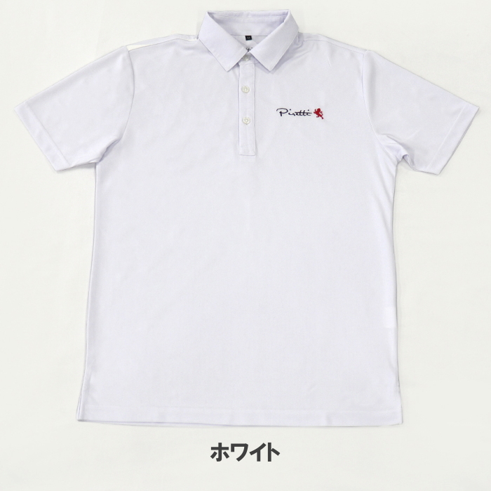 Piretti（ピレッティ） PR-WR0003 ポロシャツ サークルPロゴ入【日本