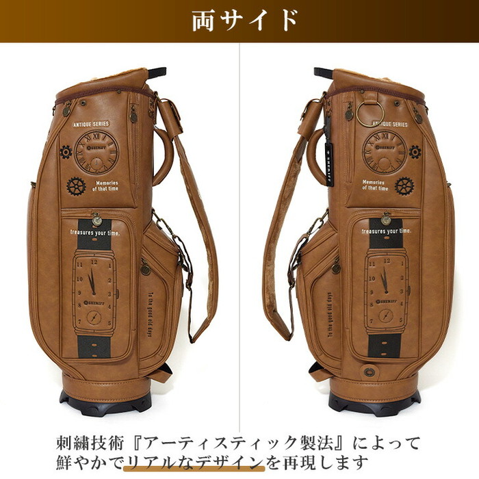 SHERIFF（シェリフ） アンティークシリーズ SAT-001 キャディバッグ