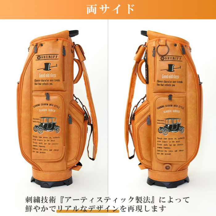 SHERIFF（シェリフ） SFC-019 クラシックシリーズ キャディバッグ 9.5