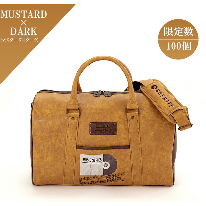 限定100個⭐️完売品 SHERIFF ボストンバッグ ミュージックシリーズ SHERIFF（シェリフ） ミュージックシリーズ SMU-004 ボストンバッグ