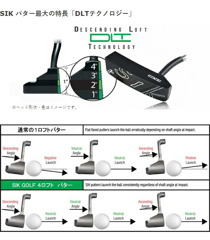 SIK GOLF シックゴルフ DW 2.0 C-Series（ダブルワイド）パター