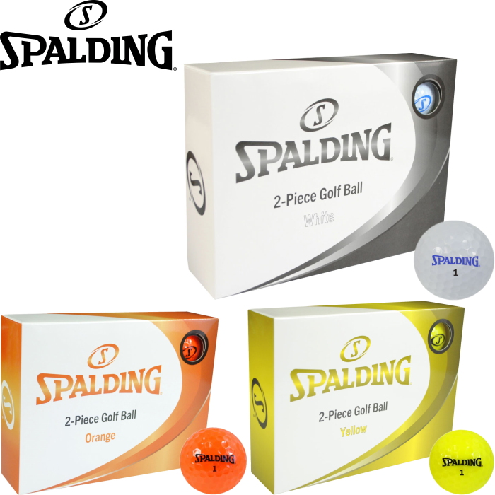 SPALDING スポルディング SPBA-3768 ゴルフボール 1ダース(12個