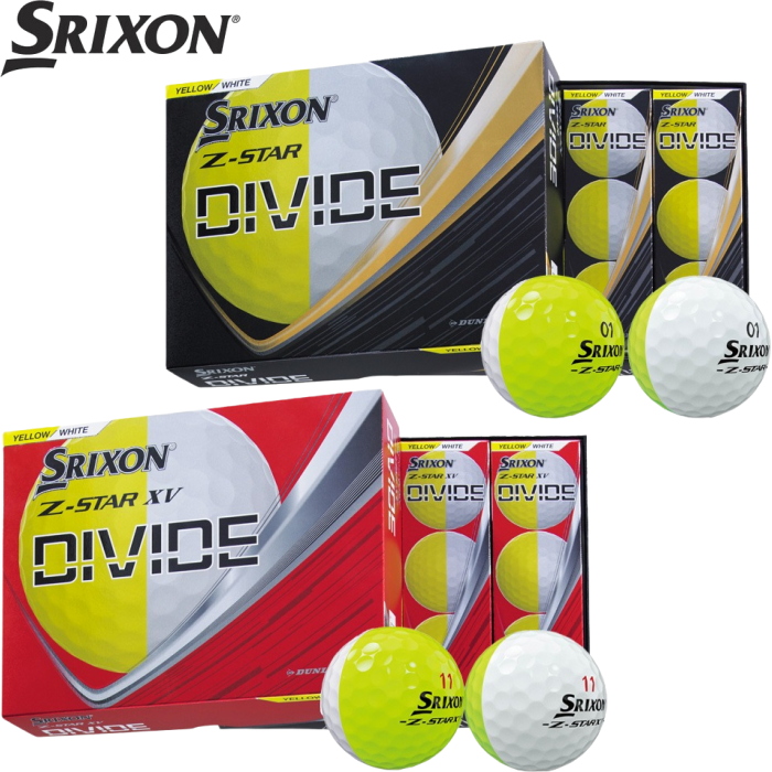 SRIXON スリクソン Z-STAR/Z-STAR XV DIVIDE ゴルフボール 2025年