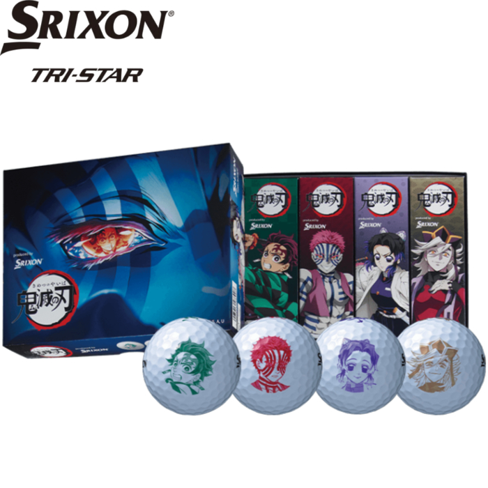 SRIXON �X���N�\�� TRI-STAR6 �S�ł̐n �L�����N�^�[ �S���t�{�[�� 1�_�[�X�i12���j���ʌ���i