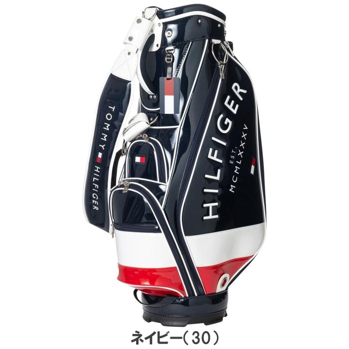 トミーヒルフィガーゴルフ THMG2FC2 カートキャディバッグ 9型 TOMMY HILFIGER GOLF/メンズ/エナメルシグネチャー ゴルフ用バッグ トミーヒルフィガーゴルフ THMG2FC2 カートキャディバッグ 9型 TOMMY HILFIGER GOLF/メンズ/エナメルシグネチャー ゴルフ用バッグ