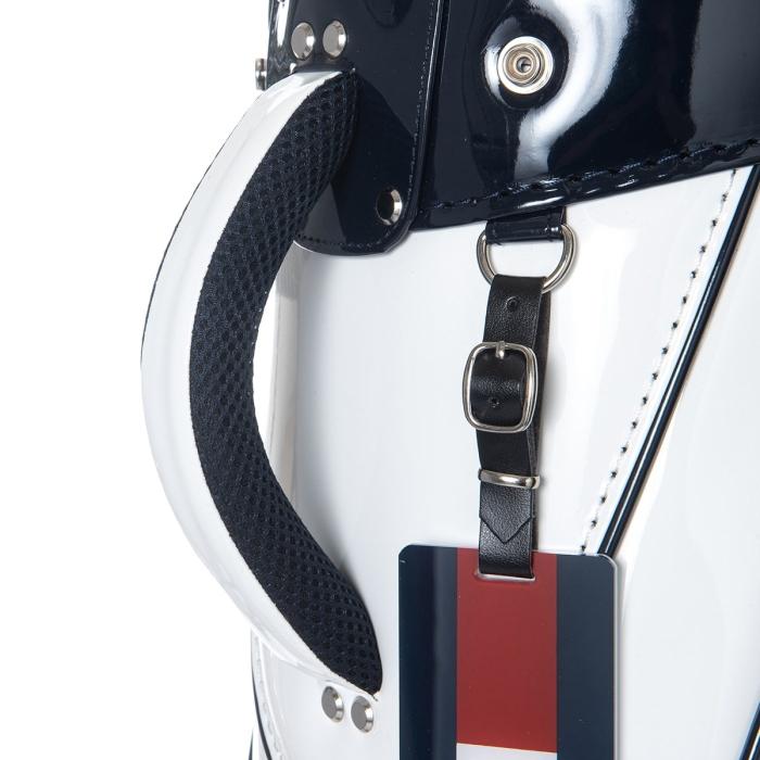 トミーヒルフィガーゴルフ THMG2FC2 カートキャディバッグ 9型 TOMMY HILFIGER GOLF/メンズ/エナメルシグネチャー ゴルフ用バッグ トミーヒルフィガーゴルフ THMG2FC2 カートキャディバッグ 9型 TOMMY HILFIGER GOLF/メンズ/エナメルシグネチャー ゴルフ用バッグ
