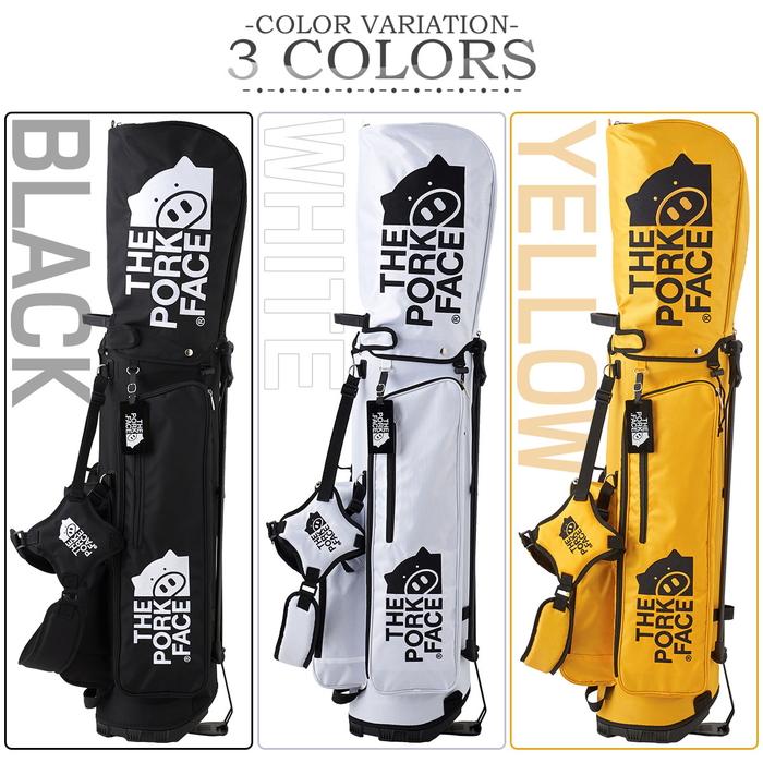 THE PORK FACE ザ・ポークフェイス スタンド キャディバッグ 9型 軽量ゴルフバッグ 商品説明 THE PORK FACE ザ・ポークフェイス スタンド キャディバッグ 9型 軽量ゴルフバッグ 商品説明