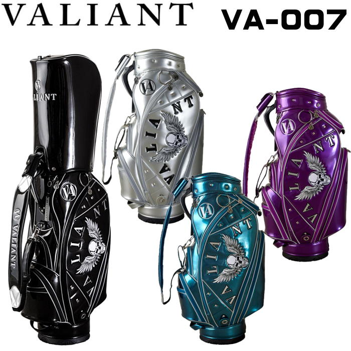 ヴァリアント VA-007 Wing Skull キャディバッグ 9.5型 【VALIANT SKULL COLLECTION】 シェリフ姉妹ブランド