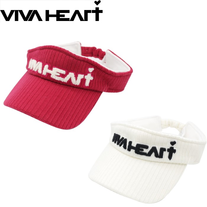 郵便発送可】VIVA HEART ビバハート レディース ニット サンバイザー