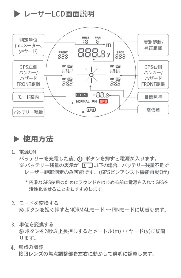 Voice Caddie ボイスキャディ GL1 レーザー距離計/ゴルフ距離計測器 : voicecaddie-gl1 : ゴルフアトラス - 通販  - Yahoo!ショッピング