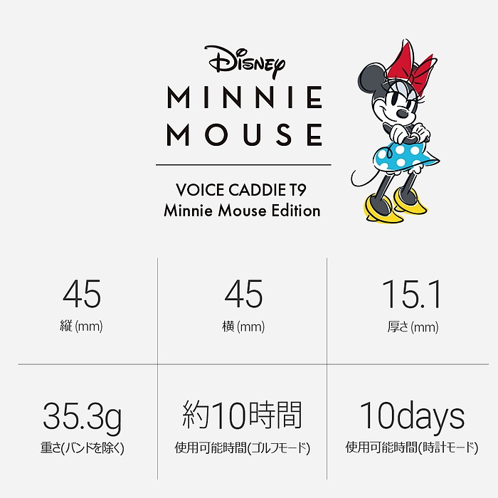 Voice Caddie ボイスキャディ T9 Minnie ゴルフウォッチ 限定