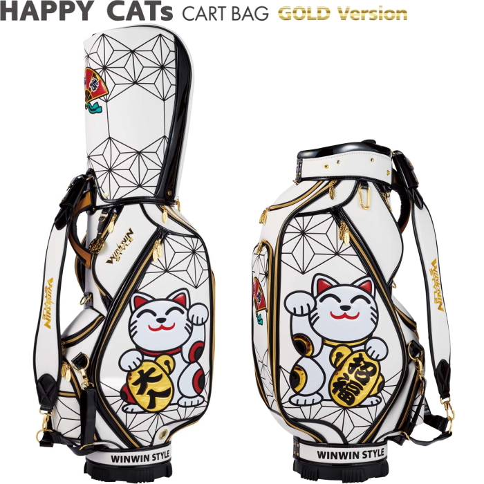 WINWIN STYLE ウィンウィンスタイル CATs GOLD カートバッグ HAPPY BAG