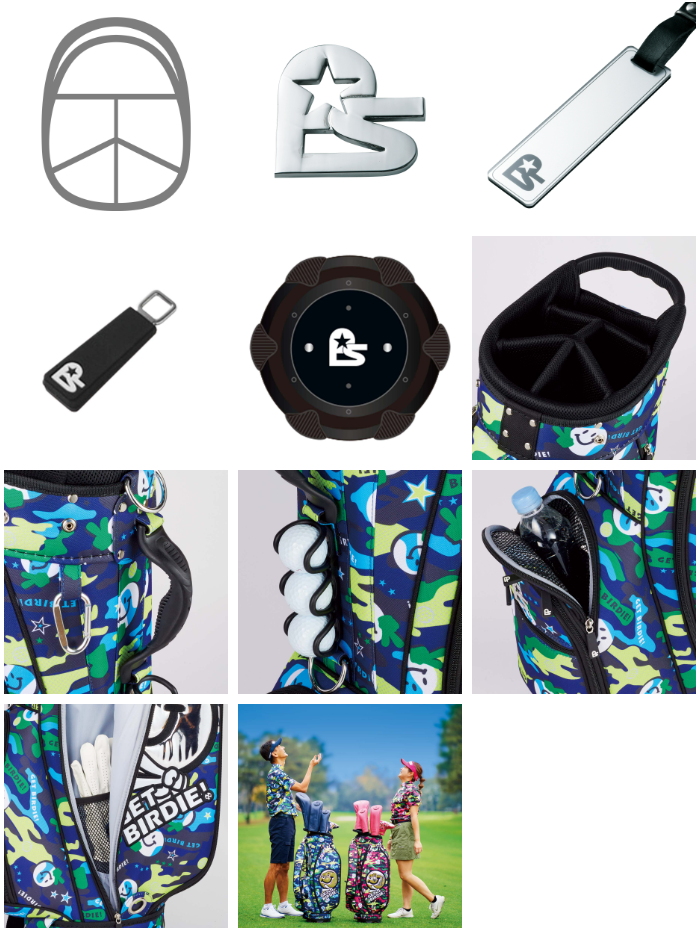 WINWIN STYLE ウィンウィンスタイル GET BIRDIE! CAMO MULTI COLOR