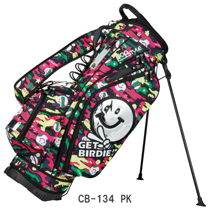 WINWIN STYLE　ウィンウィンスタイル　GET BIRDIE! CAMO MULTI COLOR マルチカラー スタンドバッグ STAND BAG｜golf-atlas｜02