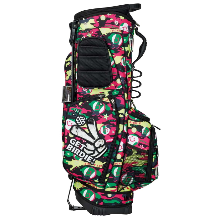 WINWIN STYLE　ウィンウィンスタイル　GET BIRDIE! CAMO MULTI COLOR マルチカラー スタンドバッグ STAND BAG｜golf-atlas｜03